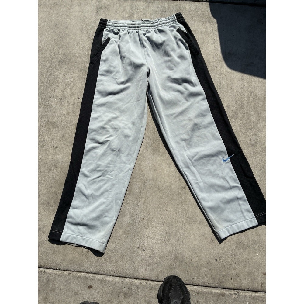 Vintage Nike Basketball Baggy Pants Mens Large‎ Gray Kobe Bryant Y2K